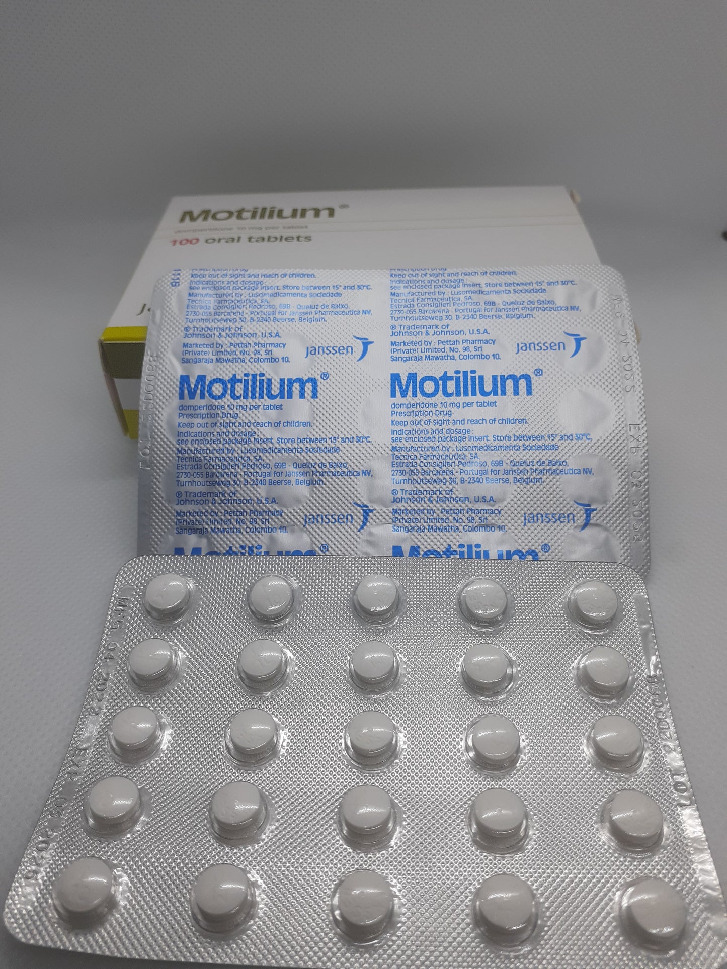 Motilium 10 Box ( 1000 tablets )
