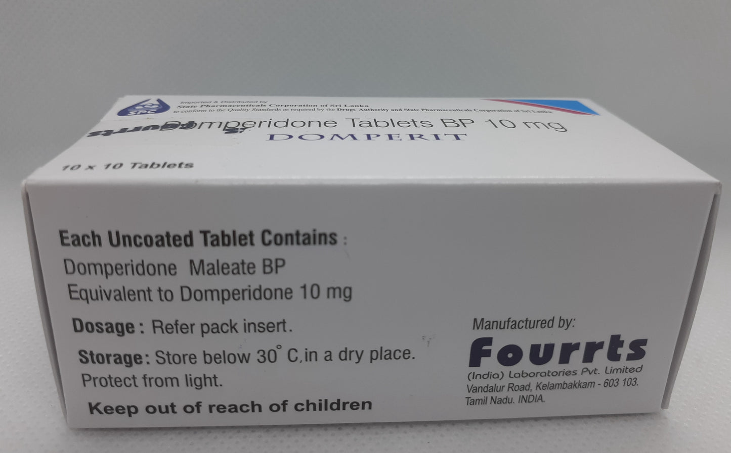 SPC DOMPERIT 25 Box ( 2500 Tablets )