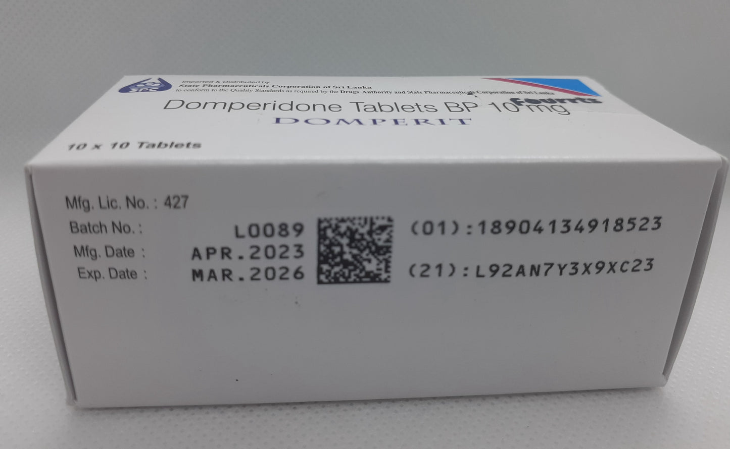 SPC DOMPERIT 25 Box ( 2500 Tablets )