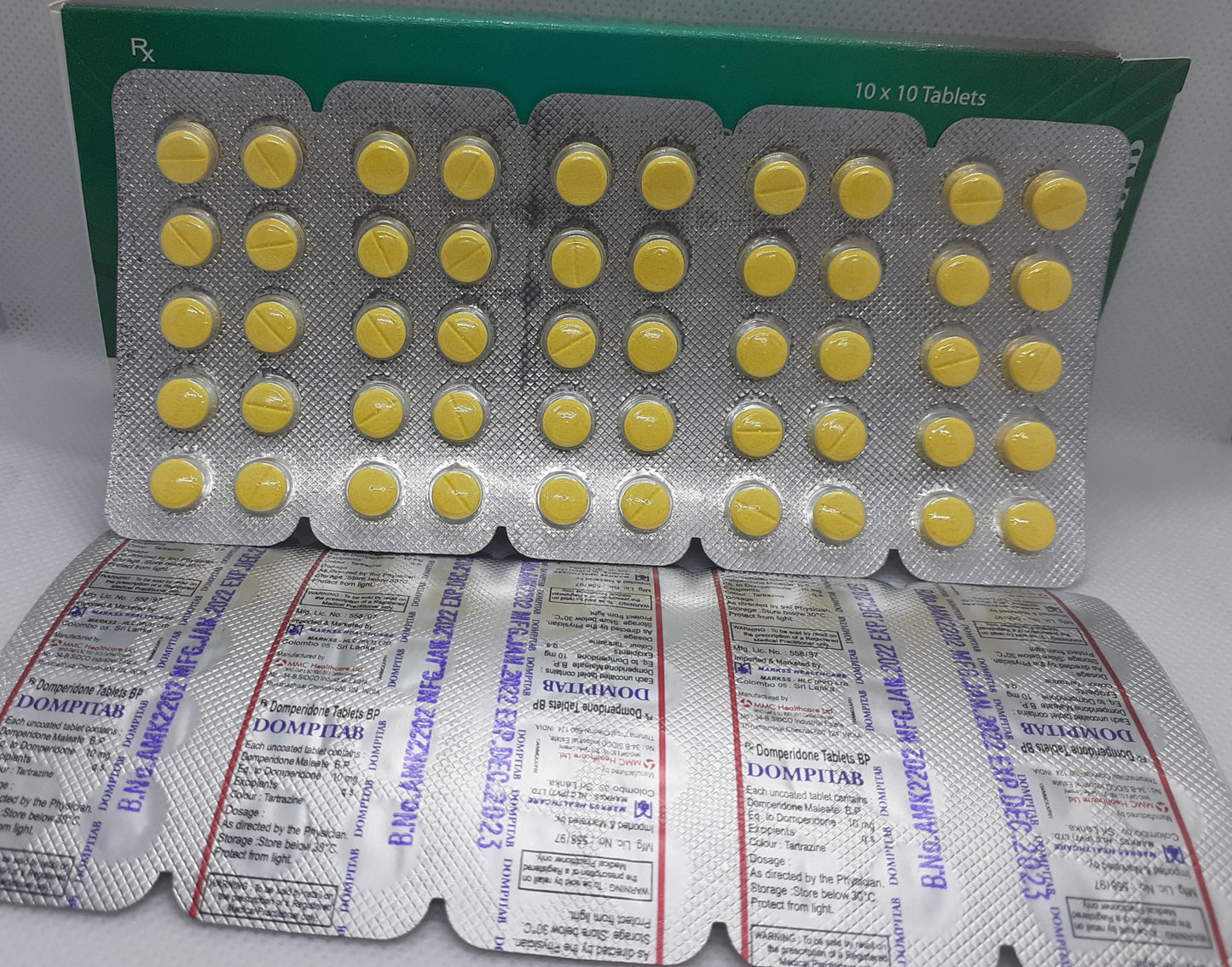 DOMPITAB 15 Box ( 1500 Tablets )