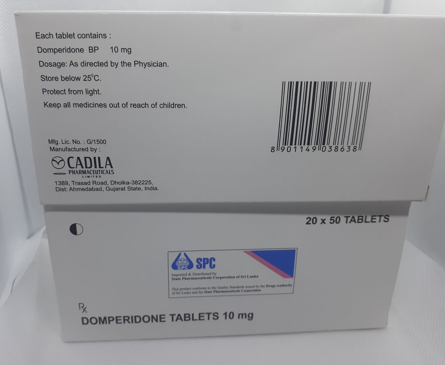 SPC Cadila Domperidone  2 Box ( 2000 Pills ) - Wan1Store