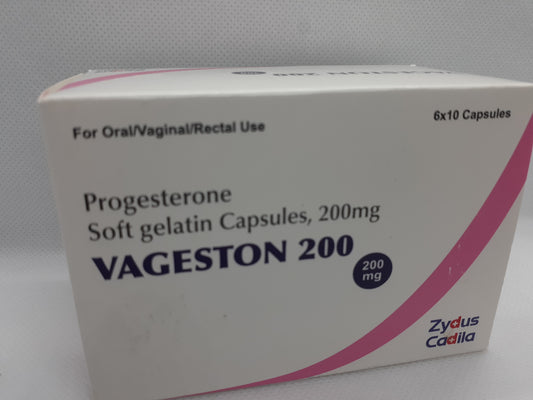 Progesterone VAGESTON 1 Box 60 pills