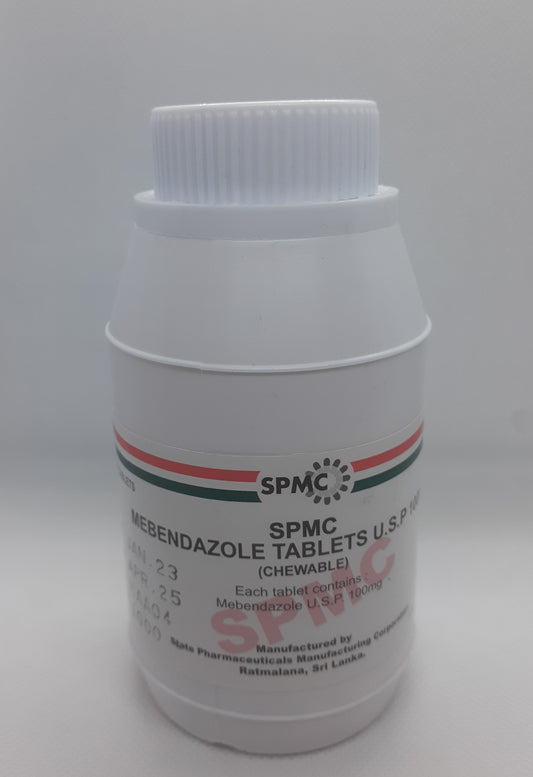 Mebendazole 3 Bottles (1500 tabs)