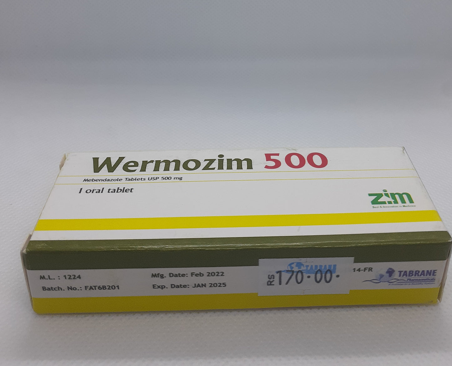 Mebendazole 15 Box wemozim