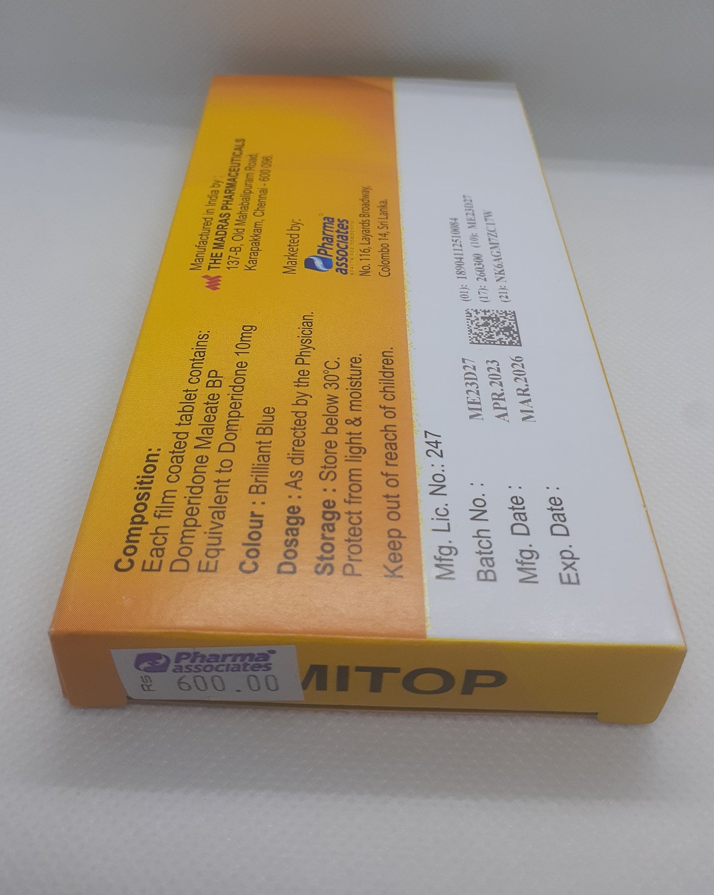 Emitop 10 Box ( 1000 pills )