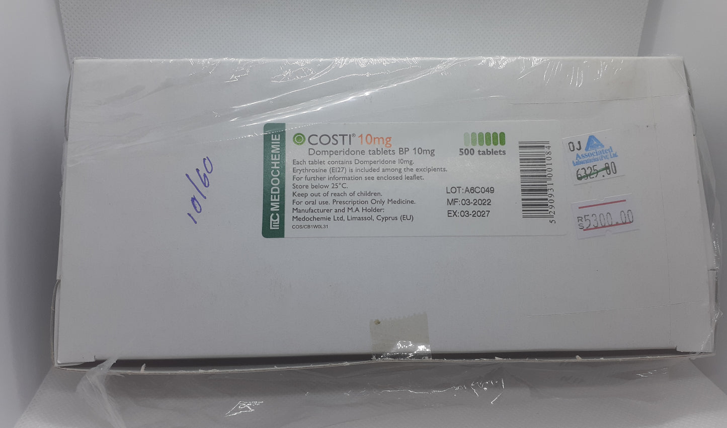 Costi 2 Box (1000 Tablets)