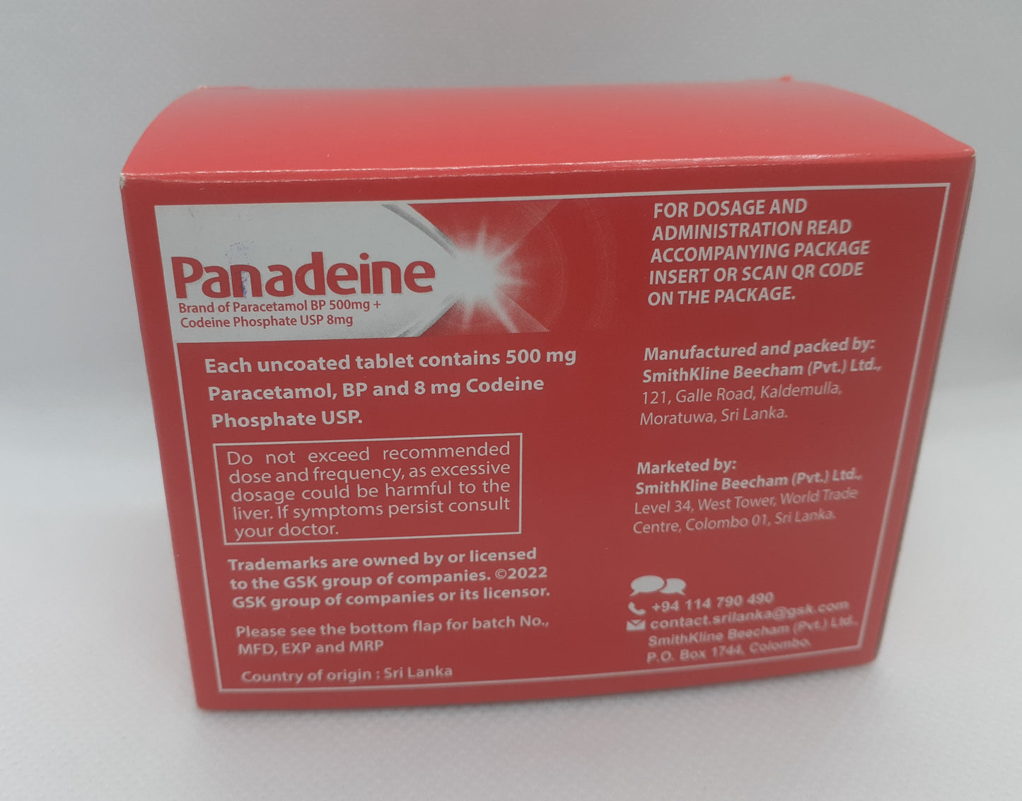 Panadeine 3 Box (360 Tablets )