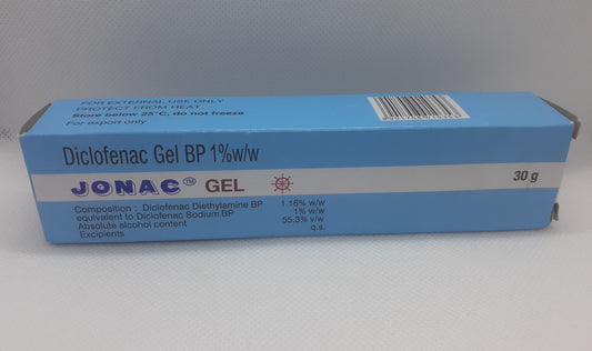 Jonac Diclofenac Gel 10 Box