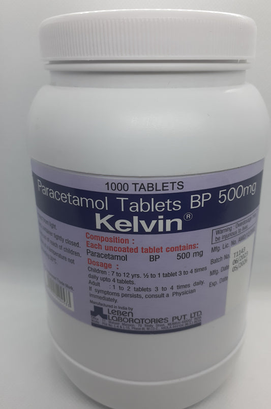 Paracetamol Kelvin 2000 Tablets