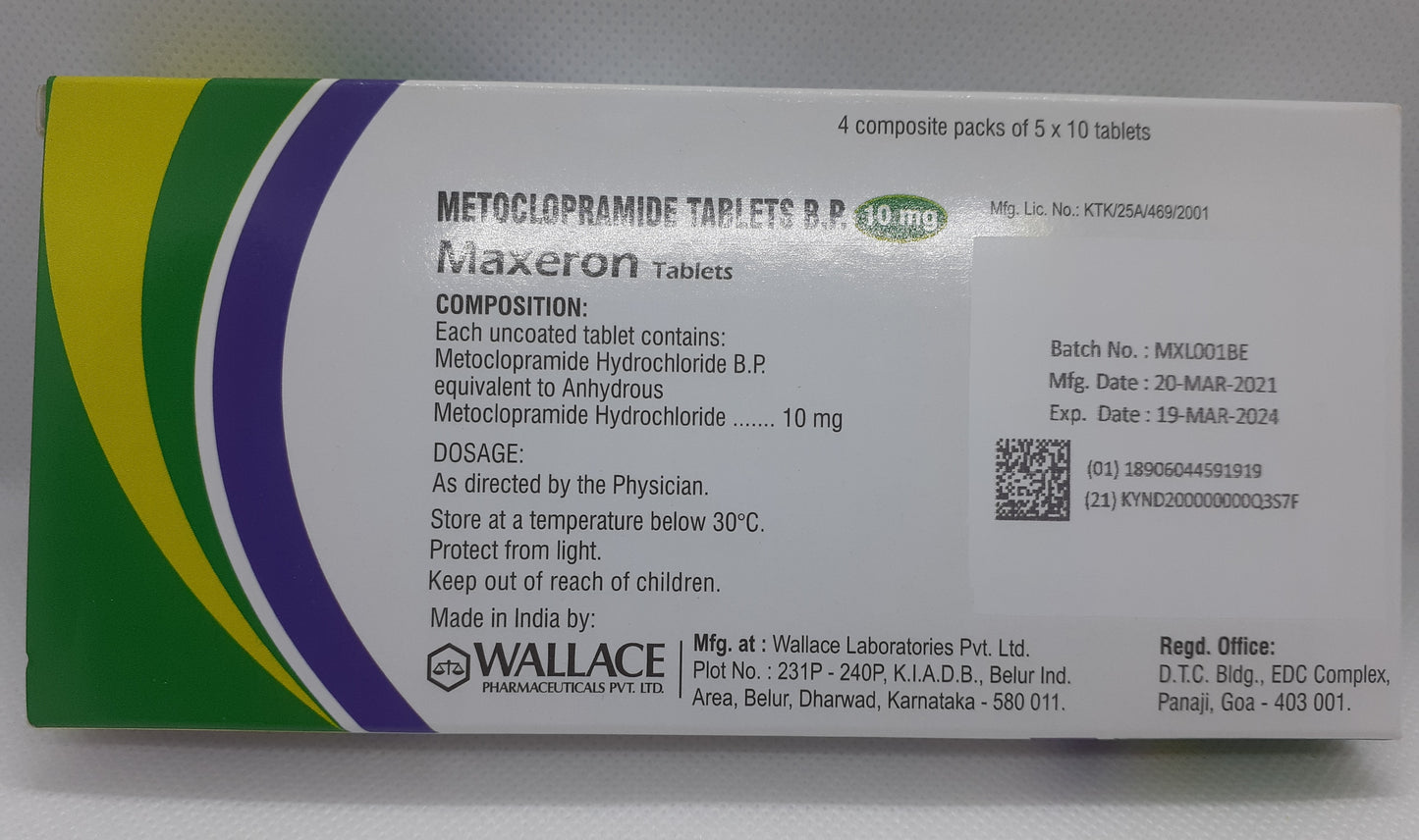 Maxeron 8 box ( 1600 Tablets )