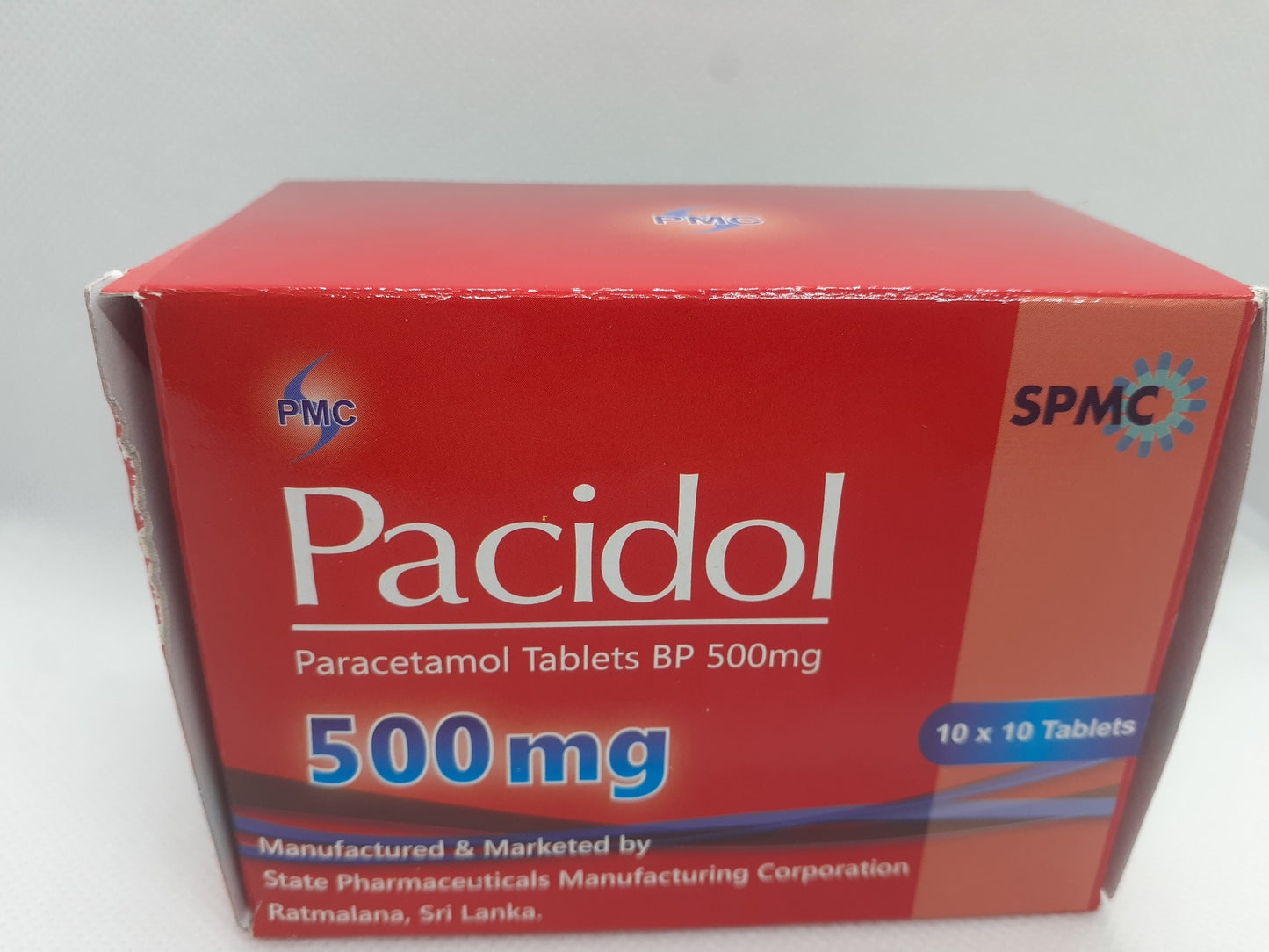 Pacidol paracetamol 10 Box