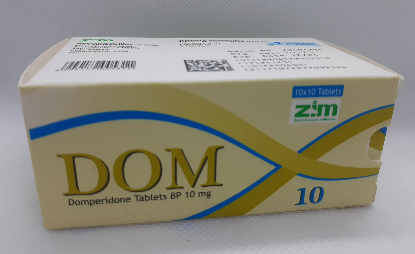 DOM 10 Box (1000 Tablets)