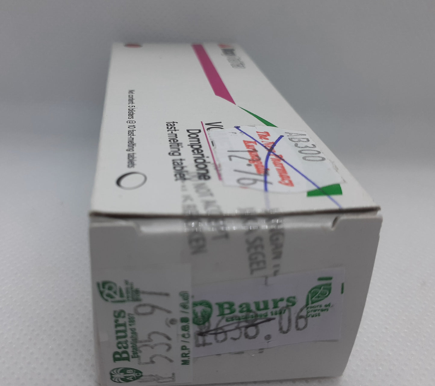 VOMETA FT Domperidone 10 Box ( 500 tablets )