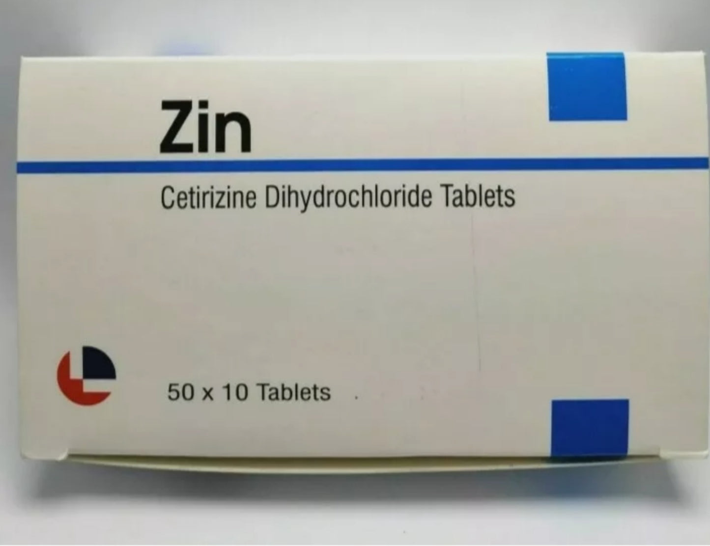 Zin Cetirizine  3 Box 1500 Tablets